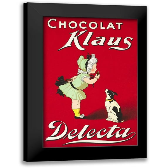 Vintage Apple Collection 13x18 Black Modern Framed Museum Art Print Titled - Chocolat Klaus Delecta