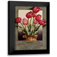 thumbnail image 1 of Vintage Apple Collection 13x18 Black Modern Framed Museum Art Print Titled - Red Roses, 1 of 5