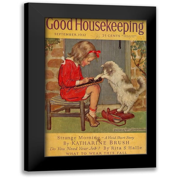 Vintage Apple Collection 13x18 Black Modern Framed Museum Art Print Titled - gp1