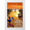 thumbnail image 1 of Vintage Apple Collection 13x18 White Modern Wood Framed Museum Art Print Titled - Trav Booth Line, 1 of 4
