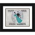 thumbnail image 1 of Vintage Apple Collection 14x11 Black Ornate Wood Framed with Double Matting Museum Art Print Titled - Gold Cigaretten, 1 of 4