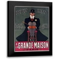 thumbnail image 1 of Vintage Apple Collection 14x18 Black Modern Framed Museum Art Print Titled - Grand Maison Paris, 1 of 5