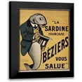 thumbnail image 1 of Vintage Apple Collection 14x18 Black Modern Framed Museum Art Print Titled - Sardines, 1 of 5