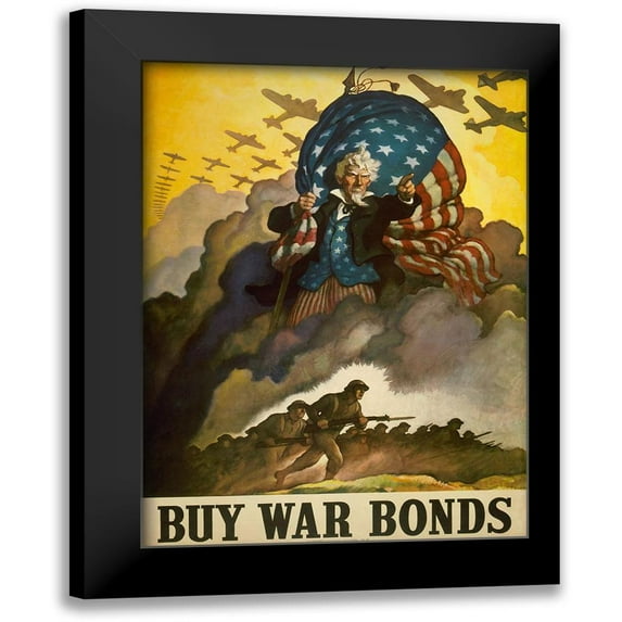Vintage Apple Collection 14x18 Black Modern Framed Museum Art Print Titled - Warbonds