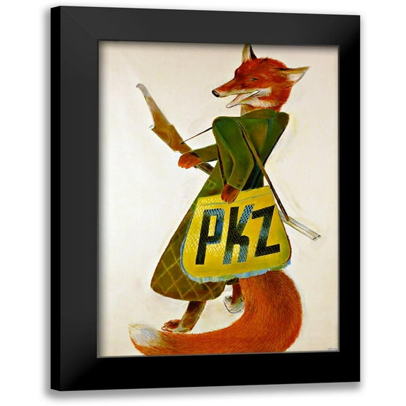 Vintage Apple Collection 14x18 Black Modern Framed Museum Art Print Titled - fox pkz