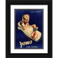 thumbnail image 1 of Vintage Apple Collection 14x18 Black Ornate Wood Framed with Double Matting Museum Art Print Titled - Yomo Vintage Dairy, 1 of 4