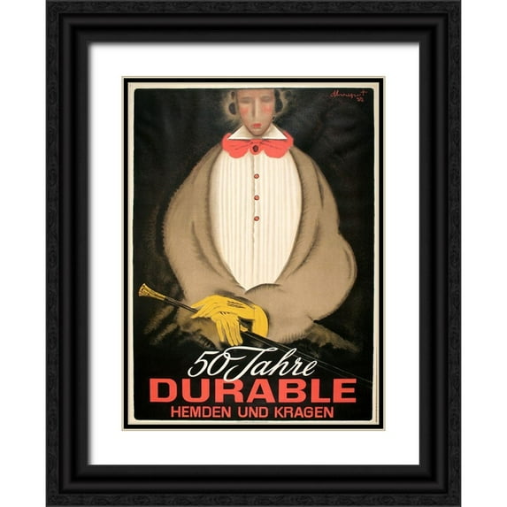 Vintage Apple Collection 14x18 Black Ornate Wood Framed with Double Matting Museum Art Print Titled - mensclothes_shirts_collars