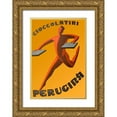 thumbnail image 1 of Vintage Apple Collection 14x18 Gold Ornate Wood Framed with Double Matting Museum Art Print Titled - Cioccolatiri, 1 of 4