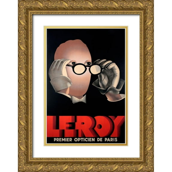 Vintage Apple Collection 14x18 Gold Ornate Wood Framed with Double Matting Museum Art Print Titled - Leroy Optical