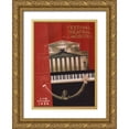 thumbnail image 1 of Vintage Apple Collection 14x18 Gold Ornate Wood Framed with Double Matting Museum Art Print Titled - Moscow Theater, 1 of 4