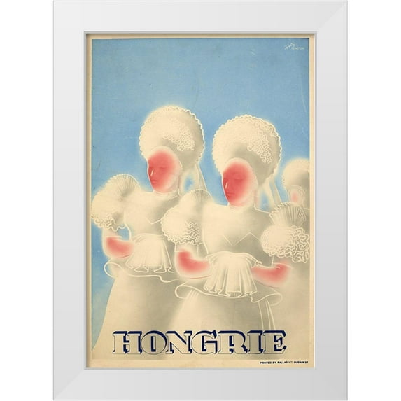 Vintage Apple Collection 14x18 White Modern Wood Framed Museum Art Print Titled - Hongrie