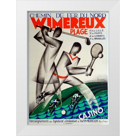 Vintage Apple Collection 14x18 White Modern Wood Framed Museum Art Print Titled - Wimereaux
