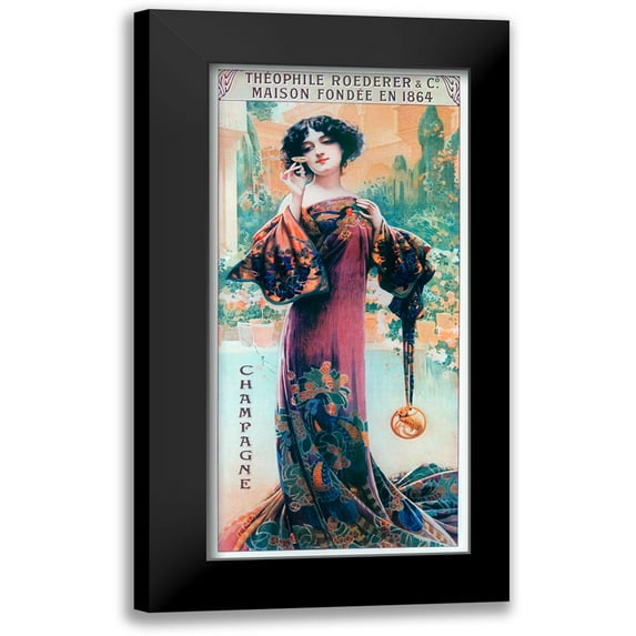 Vintage Apple Collection 14x24 Black Modern Framed Museum Art Print Titled - Roeder Poster
