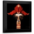thumbnail image 1 of Vintage Apple Collection 15x18 Black Modern Framed Museum Art Print Titled - Belgium Red Man, 1 of 5