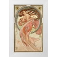 thumbnail image 1 of Vintage Apple Collection 16x24 White Modern Wood Framed Museum Art Print Titled - danse_mucha_archival_vers, 1 of 4