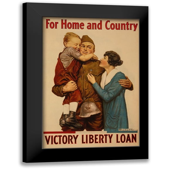 Vintage Apple Collection 17x24 Black Modern Framed Museum Art Print Titled - Victory