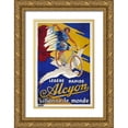 thumbnail image 1 of Vintage Apple Collection 17x24 Gold Ornate Wood Framed with Double Matting Museum Art Print Titled - Bike 14, 1 of 4