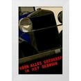 thumbnail image 1 of Vintage Apple Collection 17x24 White Modern Wood Framed Museum Art Print Titled - Art Deco Car Crop, 1 of 4
