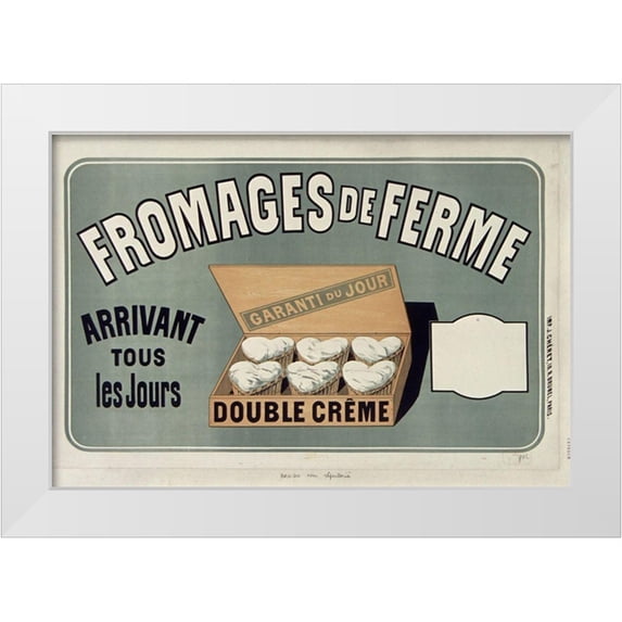 Vintage Apple Collection 18x14 White Modern Wood Framed Museum Art Print Titled - Fromages De Ferme