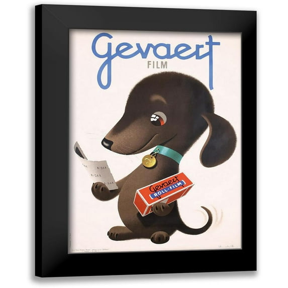 Vintage Apple Collection 18x24 Black Modern Framed Museum Art Print Titled - Gevaert I