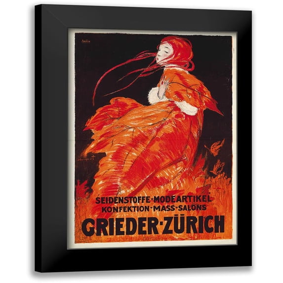 Vintage Apple Collection 18x24 Black Modern Framed Museum Art Print Titled - Orange Girl
