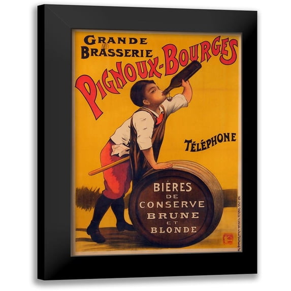 Vintage Apple Collection 18x24 Black Modern Framed Museum Art Print Titled - Pignoux Bourges