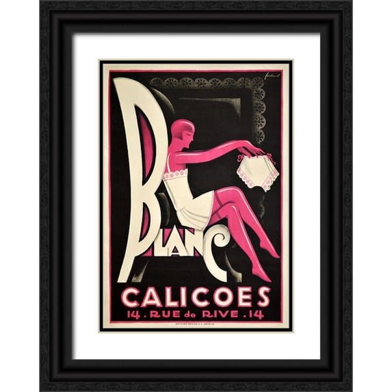 Vintage Apple Collection 18x24 Black Ornate Wood Framed with Double Matting Museum Art Print Titled - Calicoes