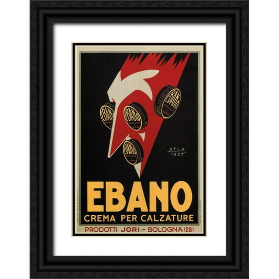 Vintage Apple Collection 18x24 Black Ornate Wood Framed with Double Matting Museum Art Print Titled - Ebano