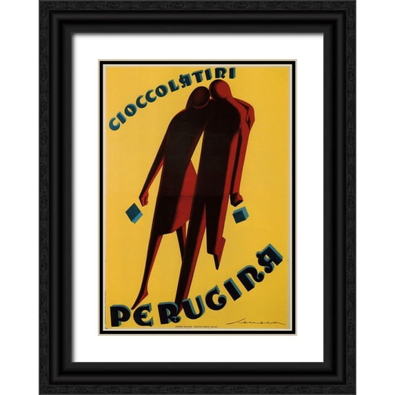 Vintage Apple Collection 18x24 Black Ornate Wood Framed with Double Matting Museum Art Print Titled - PeruginaII