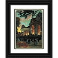 thumbnail image 1 of Vintage Apple Collection 18x24 Black Ornate Wood Framed with Double Matting Museum Art Print Titled - Vichy France, 1 of 4