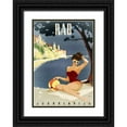 thumbnail image 1 of Vintage Apple Collection 18x24 Black Ornate Wood Framed with Double Matting Museum Art Print Titled - Yugoslavia, 1 of 4