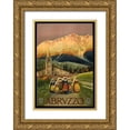 thumbnail image 1 of Vintage Apple Collection 18x24 Gold Ornate Wood Framed with Double Matting Museum Art Print Titled - Abruzzo, 1 of 4