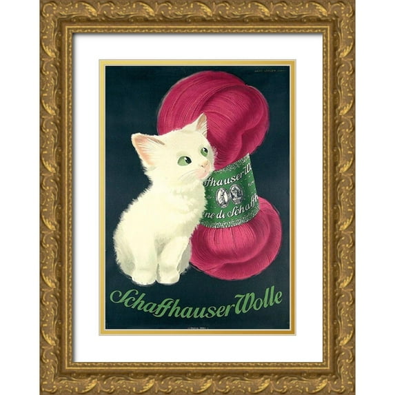 Vintage Apple Collection 18x24 Gold Ornate Wood Framed with Double Matting Museum Art Print Titled - Kittywool