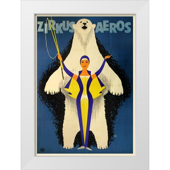 Vintage Apple Collection 18x24 White Modern Wood Framed Museum Art Print Titled - Aero_Circus