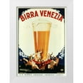 thumbnail image 1 of Vintage Apple Collection 18x24 White Modern Wood Framed Museum Art Print Titled - Birra Venezia, 1 of 4