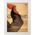 thumbnail image 1 of Vintage Apple Collection 18x24 White Modern Wood Framed Museum Art Print Titled - Cocorico Cteinlen, 1 of 4