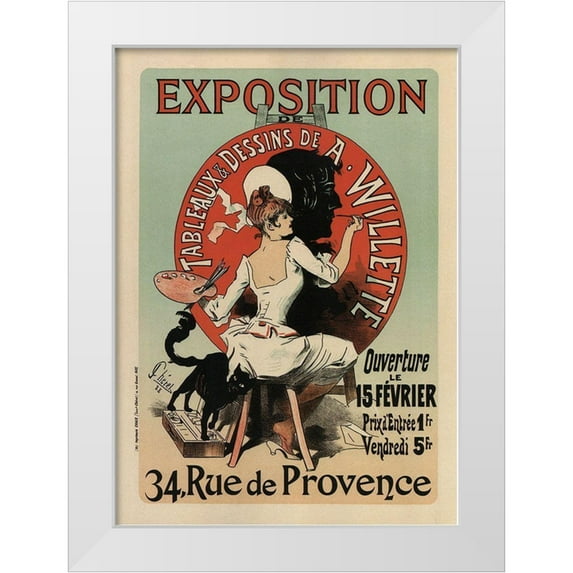 Vintage Apple Collection 18x24 White Modern Wood Framed Museum Art Print Titled - Painting Exposition