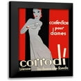 thumbnail image 1 of Vintage Apple Collection 19x24 Black Modern Framed Museum Art Print Titled - Corrodi Confection Paris, 1 of 5