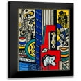 thumbnail image 1 of Vintage Apple Collection 19x24 Black Modern Framed Museum Art Print Titled - Fernand LÃ©ger - Study for Cinematic Mural-Study III, 1 of 5