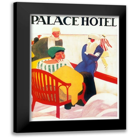 Vintage Apple Collection 19x24 Black Modern Framed Museum Art Print Titled - Palace Hotel