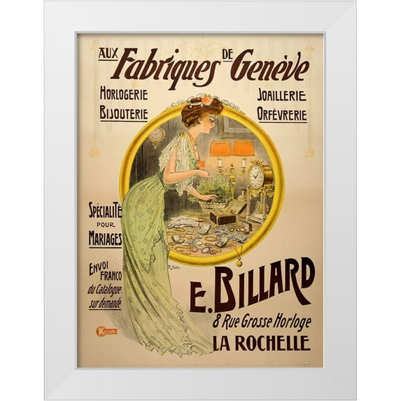 Vintage Apple Collection 19x24 White Modern Wood Framed Museum Art Print Titled - Fabriques Geneve