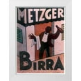 thumbnail image 1 of Vintage Apple Collection 19x24 White Modern Wood Framed Museum Art Print Titled - Metzger Birra, 1 of 4