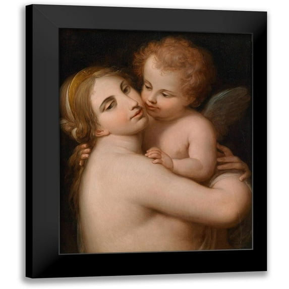 Vintage Apple Collection 20x24 Black Modern Framed Museum Art Print Titled - cipriani_venus_and_cupid