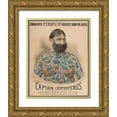 thumbnail image 1 of Vintage Apple Collection 20x24 Gold Ornate Wood Framed with Double Matting Museum Art Print Titled - Sideshow Tattoo Man, 1 of 4