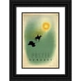 thumbnail image 1 of Vintage Apple Collection 22x32 Black Ornate Wood Framed with Double Matting Museum Art Print Titled - Hungary, 1 of 4