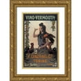 thumbnail image 1 of Vintage Apple Collection 22x32 Gold Ornate Wood Framed with Double Matting Museum Art Print Titled - Vino Vermouth Cinzano Torino, 1 of 4