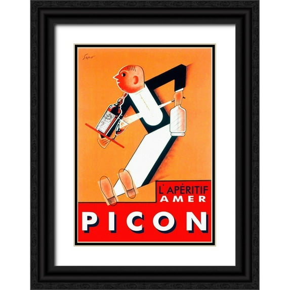 Vintage Apple Collection 23x32 Black Ornate Wood Framed with Double Matting Museum Art Print Titled - Amer Picon