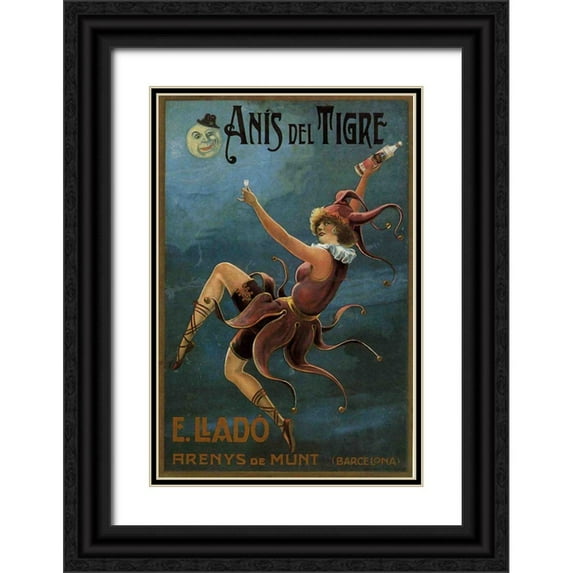Vintage Apple Collection 23x32 Black Ornate Wood Framed with Double Matting Museum Art Print Titled - Anis Tirgre