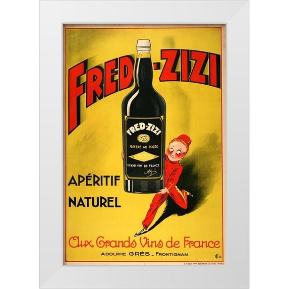 Vintage Apple Collection 23x32 White Modern Wood Framed Museum Art Print Titled - Fred Zizi