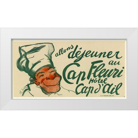 Vintage Apple Collection 24x14 White Modern Wood Framed Museum Art Print Titled - Captain Fleuri